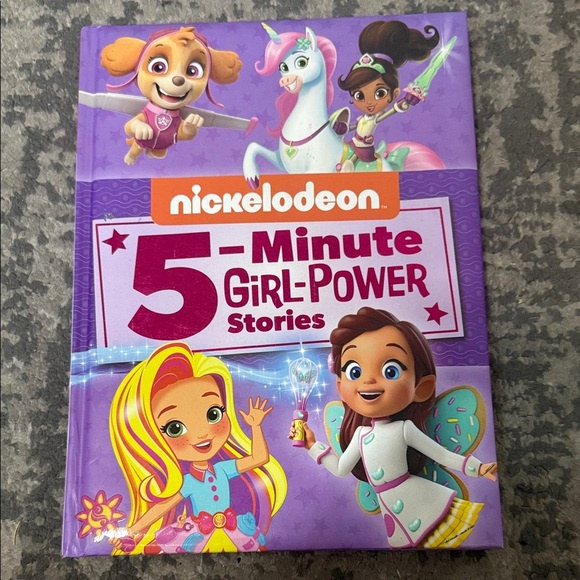 Nickelodeon 5-Minute Girl-Power Stories Book - Purple - Picture 1 of 1